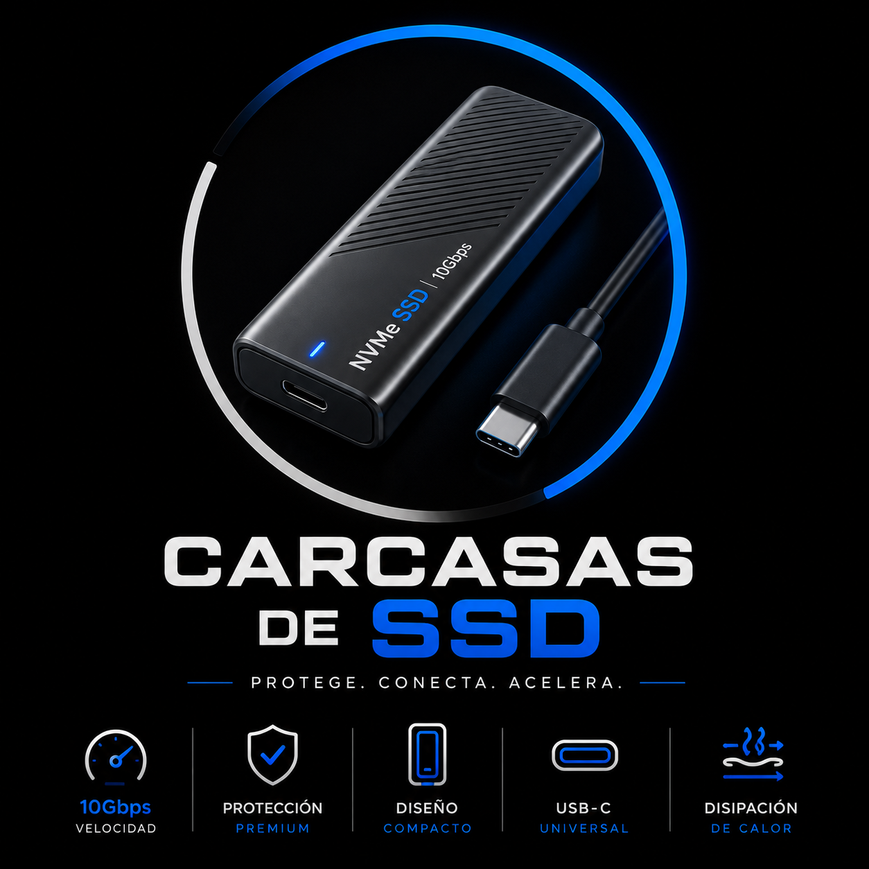 Carcasas de SSD