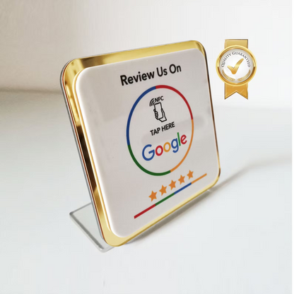 Tarjeta NFC para reseñas de Google