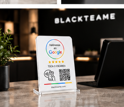 Tarjeta NFC para reseñas de Google
