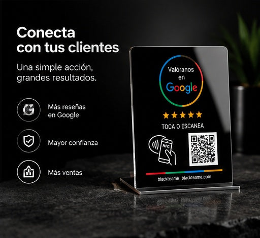 Tarjeta NFC para reseñas de Google