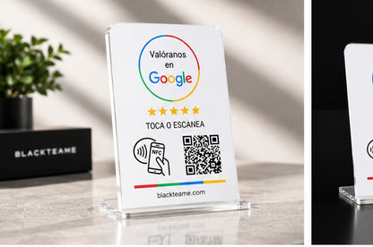 Tarjeta NFC para reseñas de Google