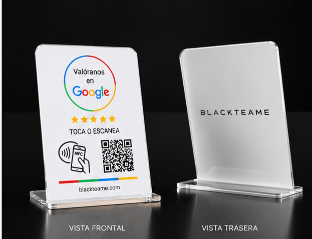 Tarjeta NFC para reseñas de Google