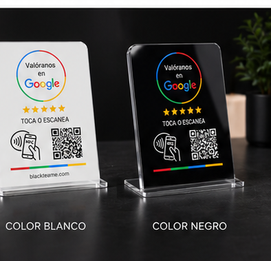 Tarjeta NFC para reseñas de Google